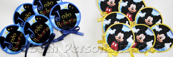 TOPPER P/ DOCE SIMPLES MICKEY**
