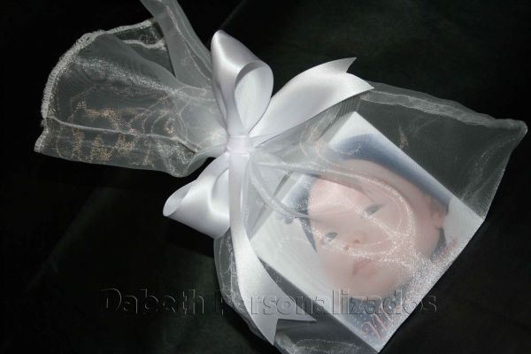 CAIXA PERSONALIZADA 10X10+ALMOFADINHA+TERÇO+SACO ORGANZA