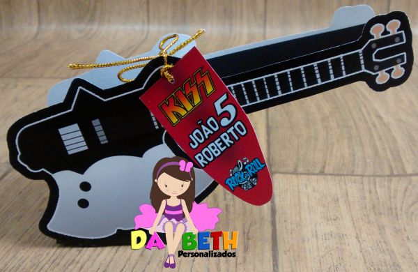 PORTA DOCE GUITARRA KISS