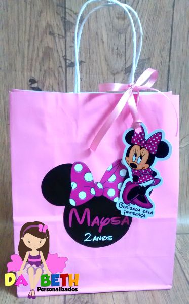 SACOLA MINNIE ROSA